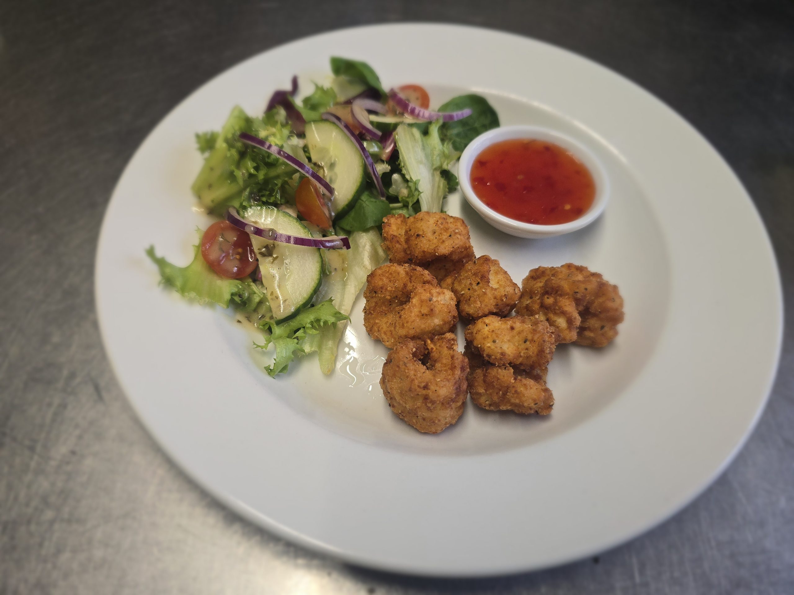 Traditional pub food at the Swan Inn
