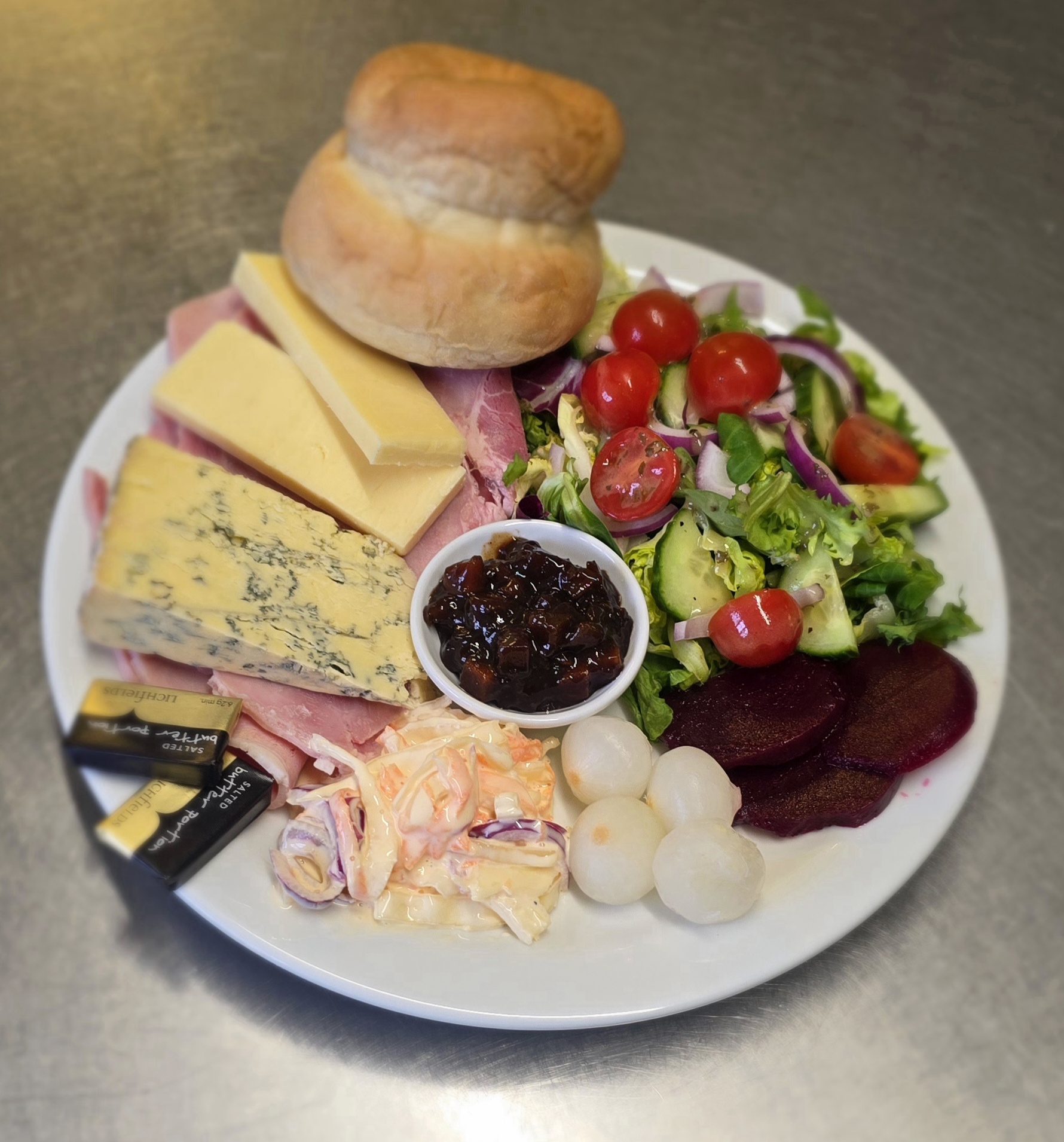 Cheese and Ham Ploughman’s