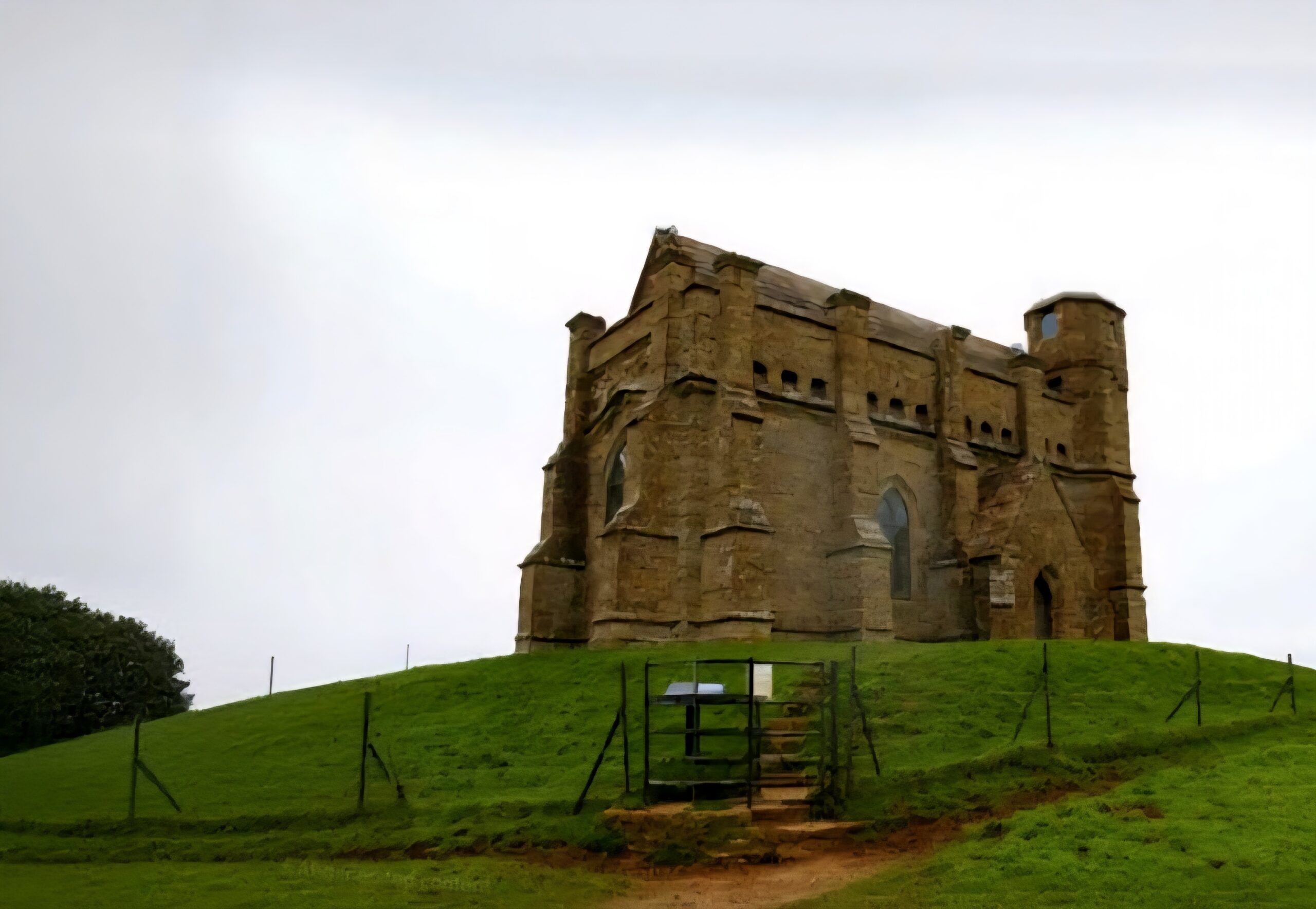 St Catherine’s Chapel overlooking Abbotsbury and the coast